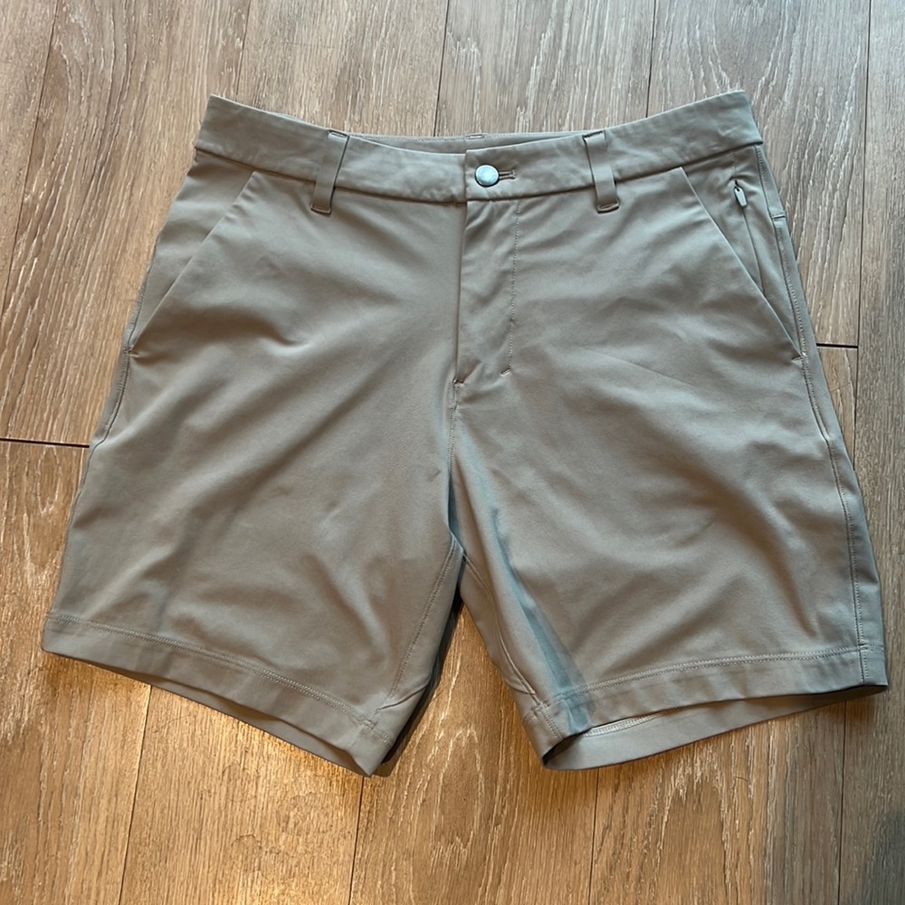Lululemon Khaki Commission Shorts 30 Waist